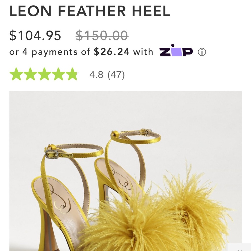 COPY - Sam Edelman Leon Feather Heel